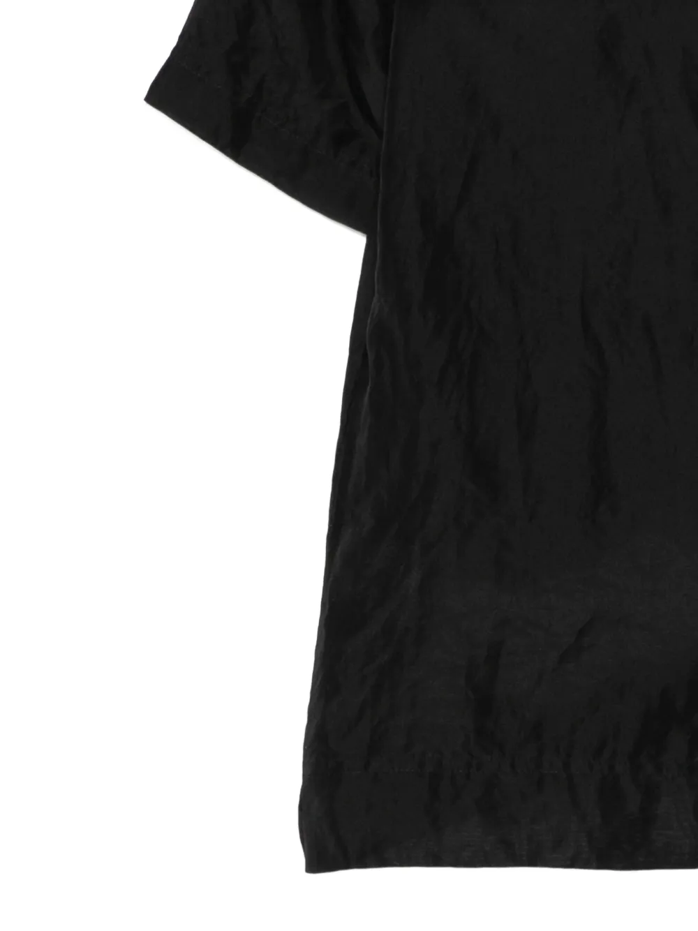 High-Neck Short-Sleeve Shirt