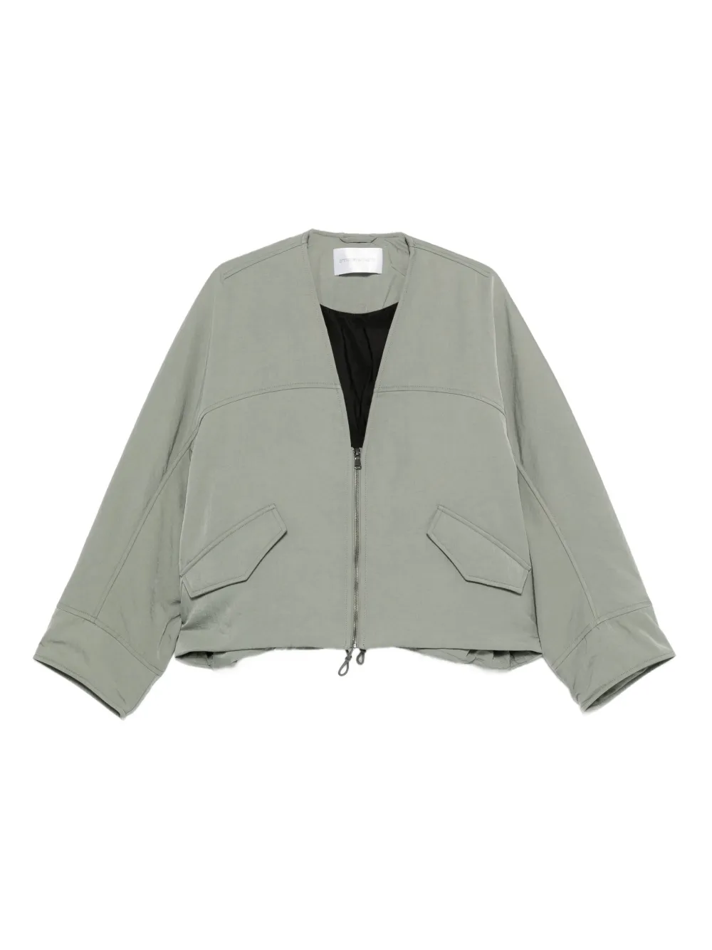 Christian Wijnants flap-pockets zipped jacket | Green | Image 1