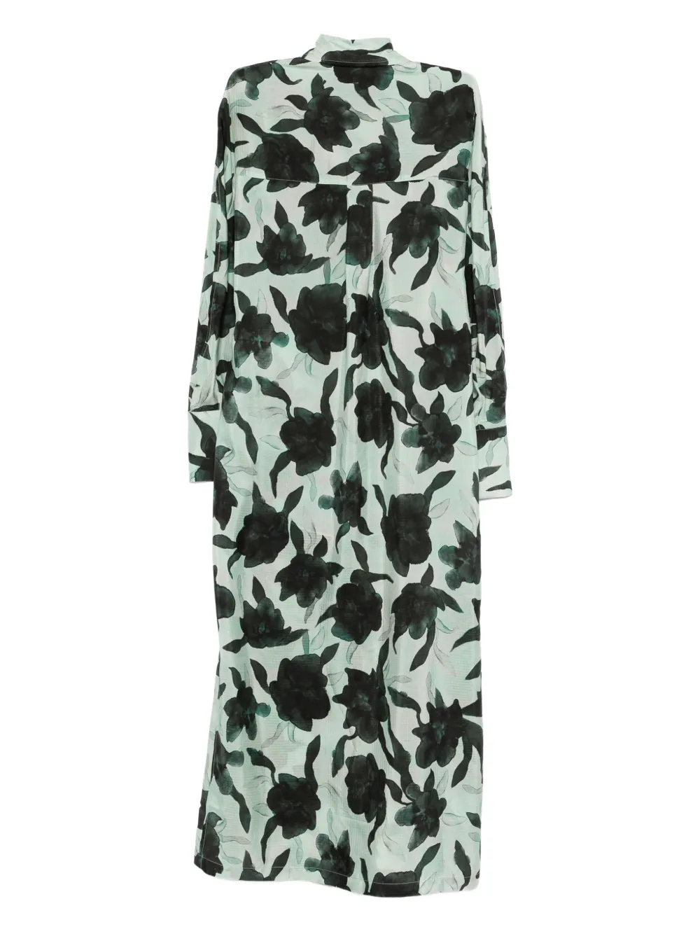 Christian Wijnants Diola floral shirt dress - Groen