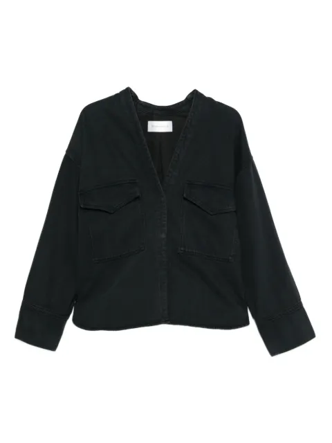 Christian Wijnants veste en jean à col v