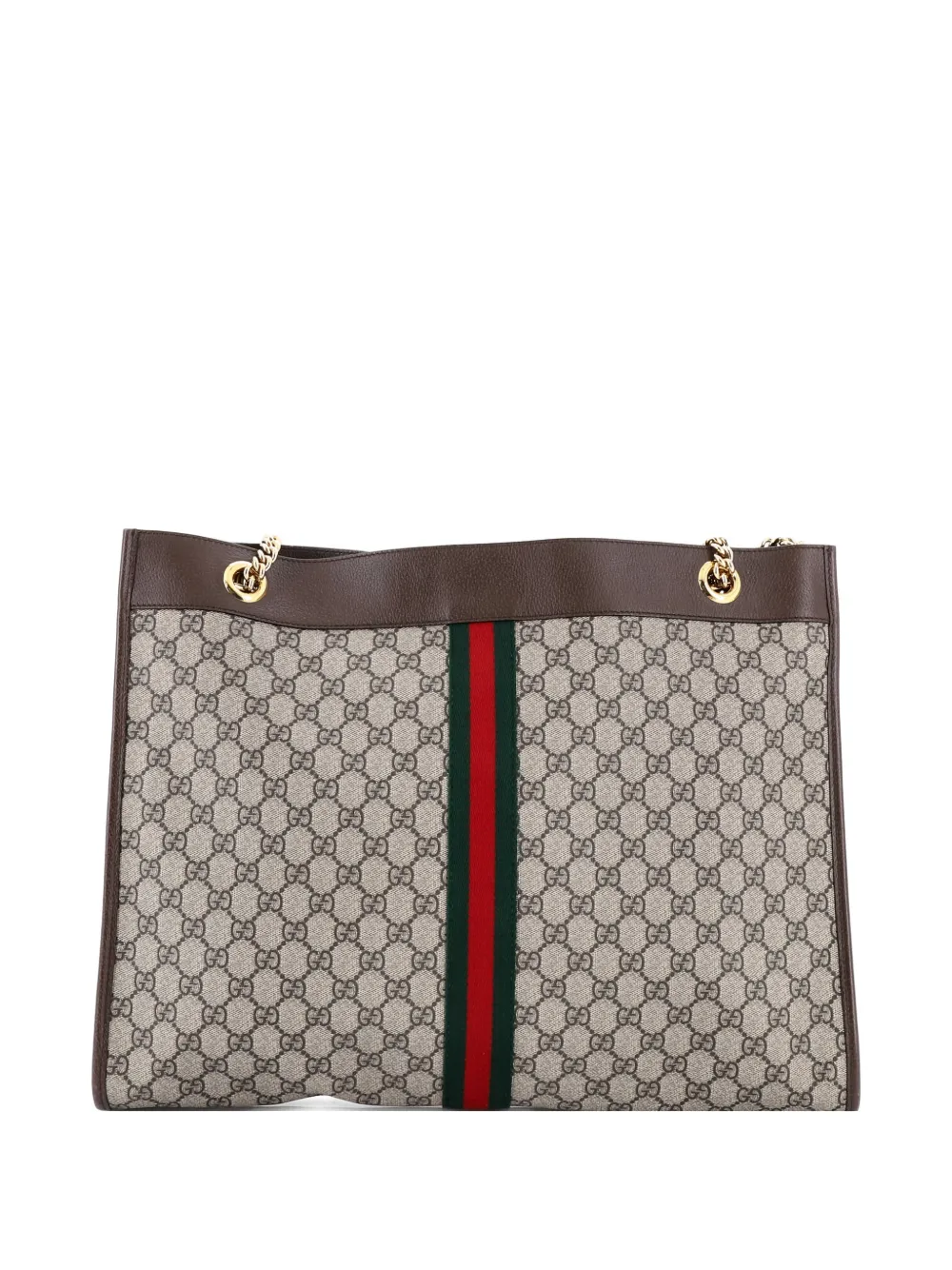 Gucci Pre-Owned Rajah Chain GG Coated Canvas Large tote bag | Pre-Owned | Image 2