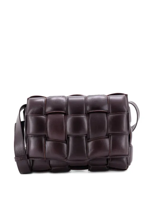 Bottega Veneta Pre-Owned Cassette Padded Maxi Intrecciato Leather Small crossbody bag