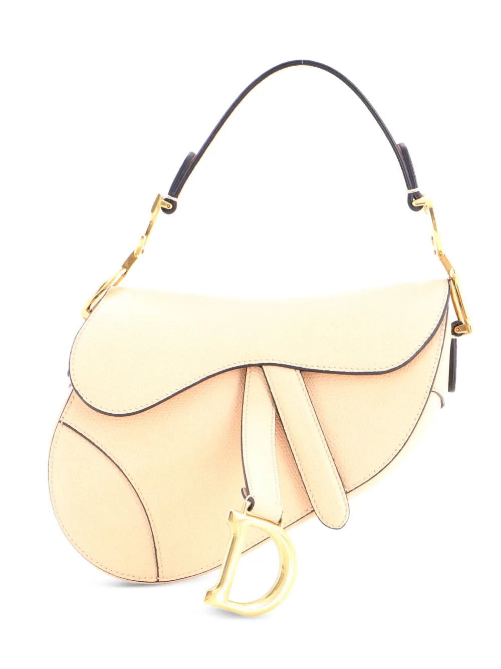 Christian Dior Pre-Owned Saddle Handbag Leather Mini shoulder bag - Toni neutri