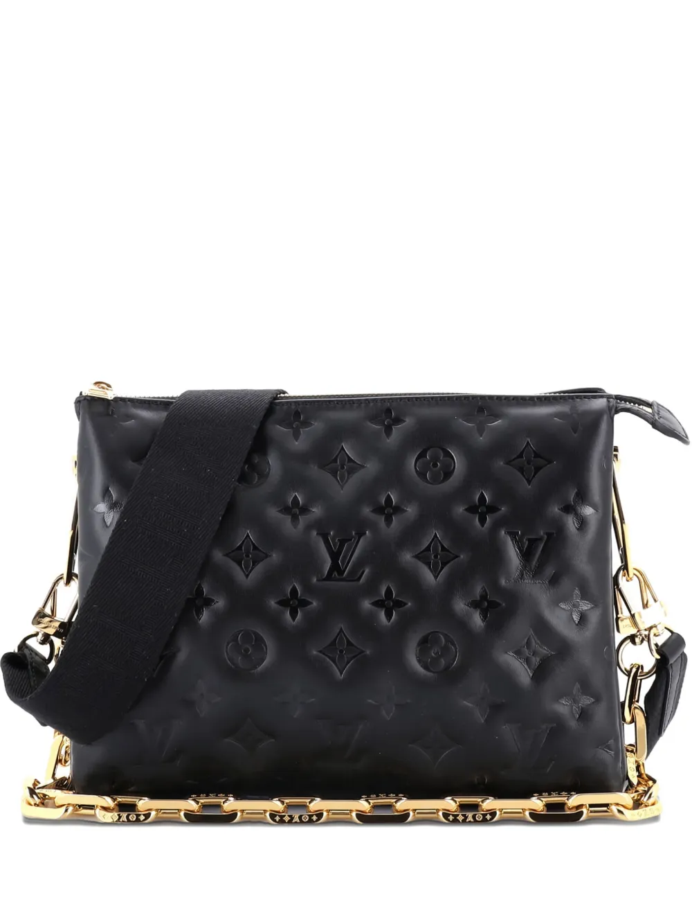 Louis Vuitton Pre-Owned Coussin Bag Monogram Embossed Lambskin PM crossbody bag - Nero
