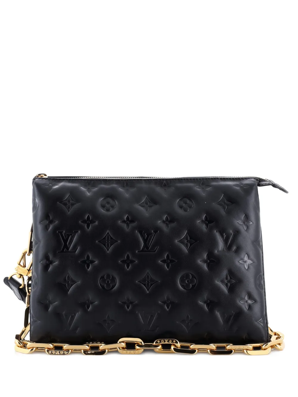 Louis Vuitton Pre-Owned Coussin Bag Monogram Embossed Lambskin PM crossbody bag - Nero