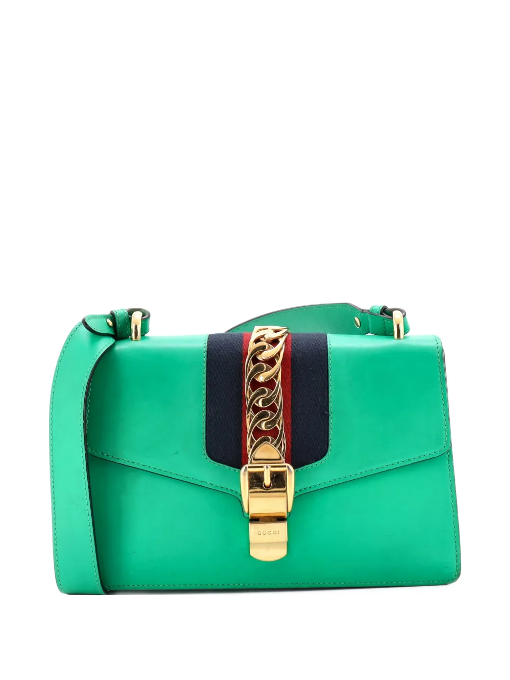Gucci Pre-Owned Sylvie Leather Small shoulder bag - Verde