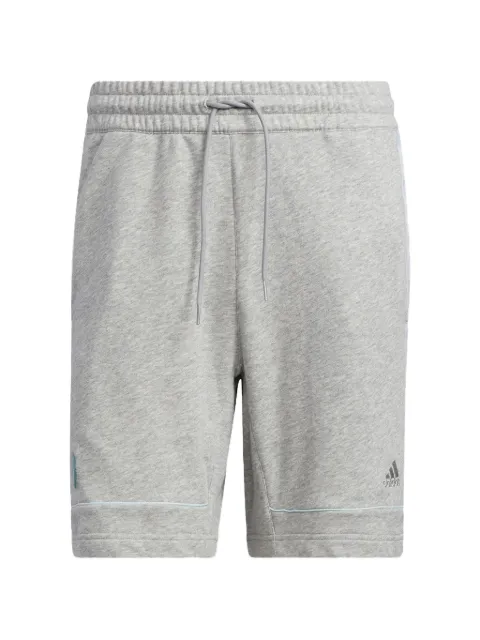 adidas Donovan Mitchell side-stripe track shorts