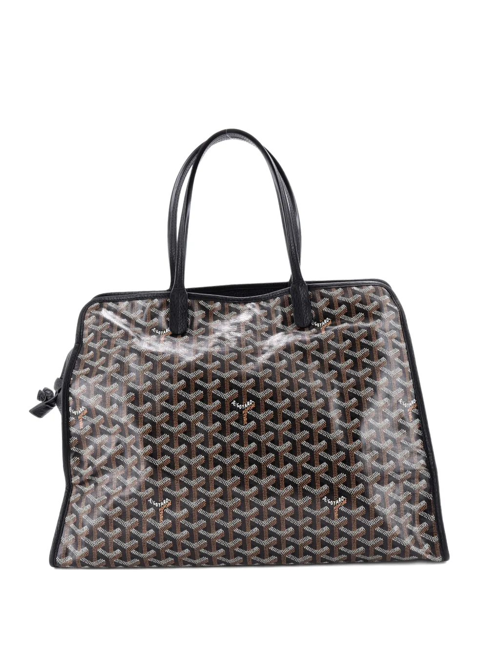 Goyard Pre-Owned Hardy Pet Carrier Coated Canvas PM tote bag | Black | Image 1