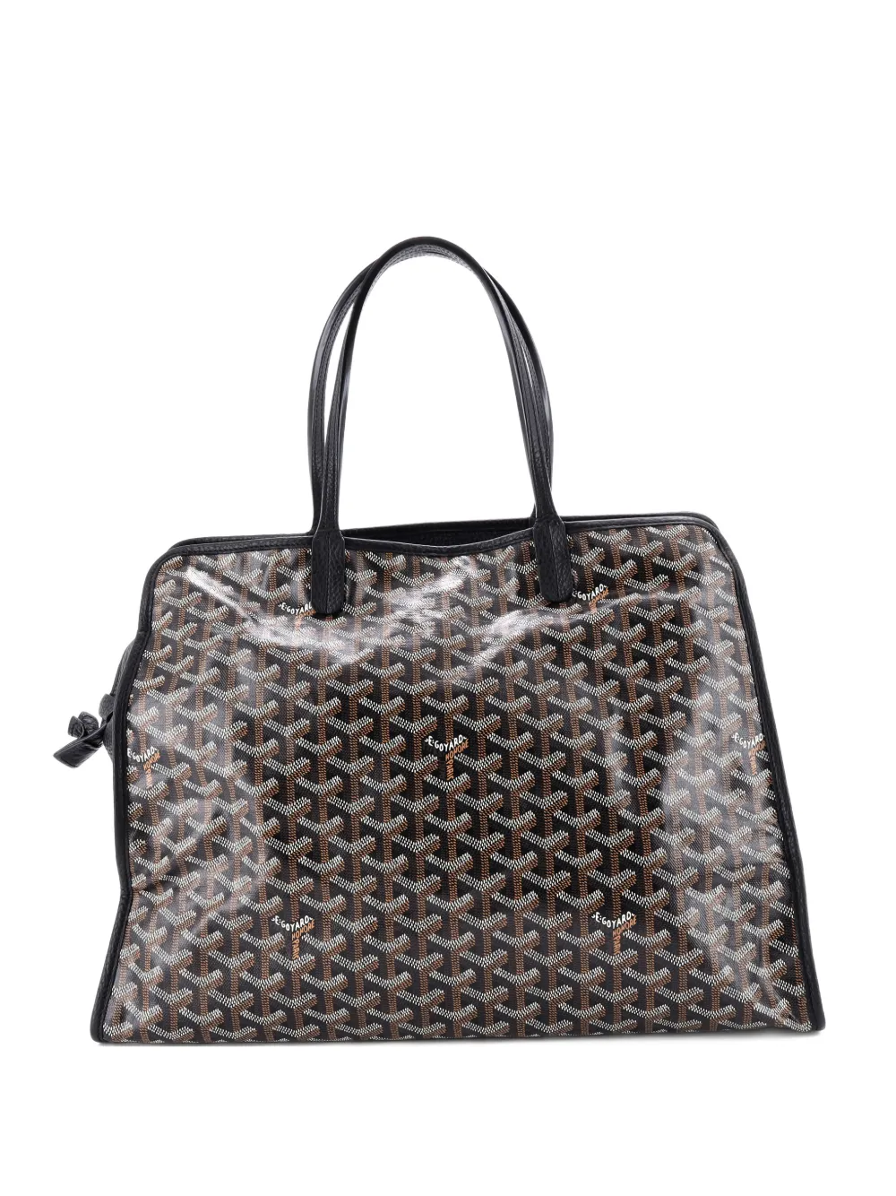 Goyard Pre-Owned Hardy Pet Carrier Coated Canvas PM tote bag - Nero