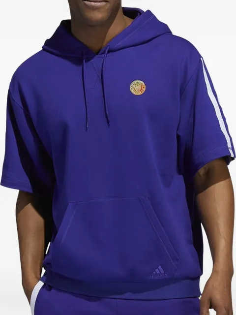 adidas x Donavan Mitchell short-sleeve hoodie