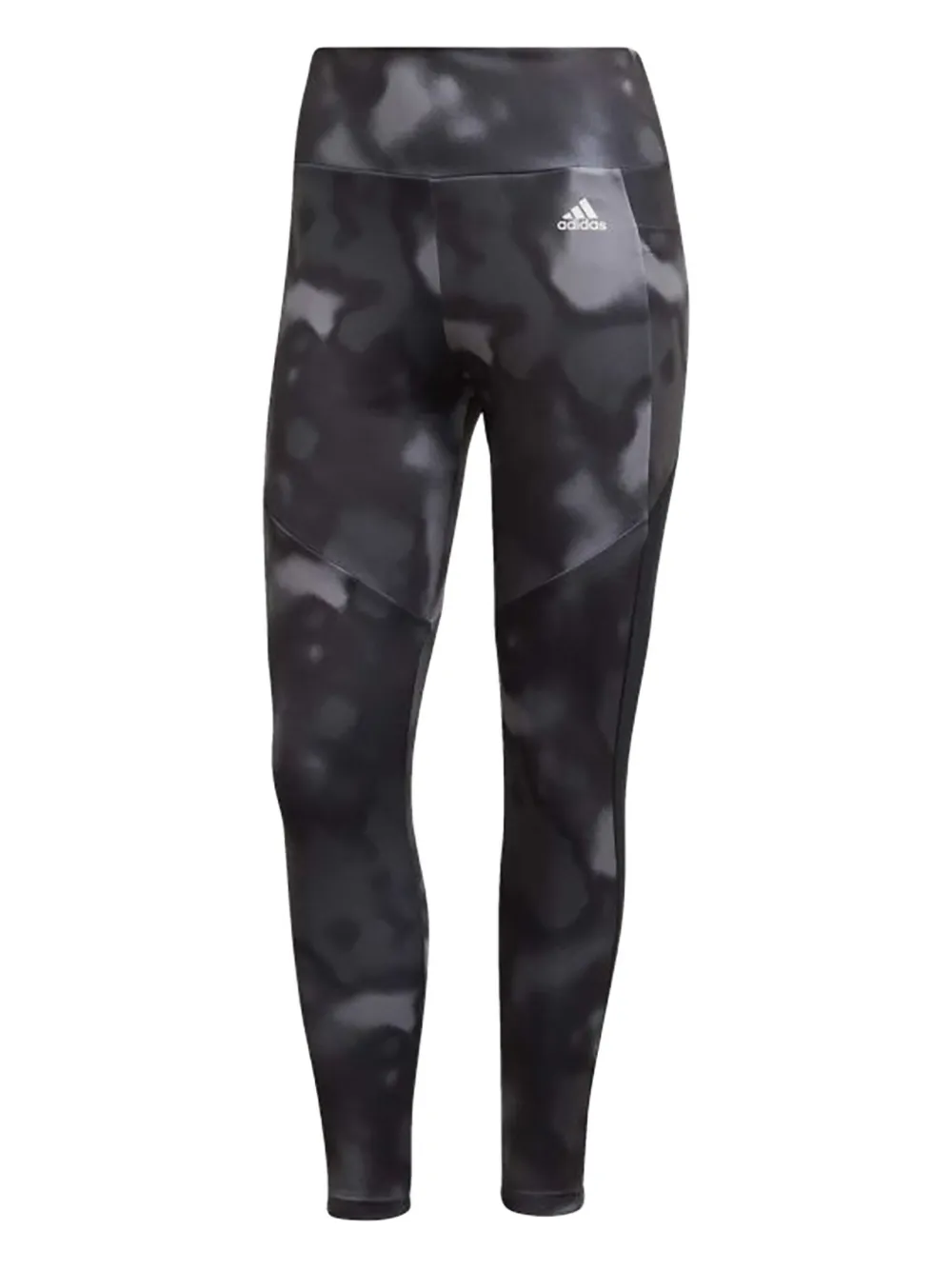 adidas Leggings mit durchgehendem Print - Grau
