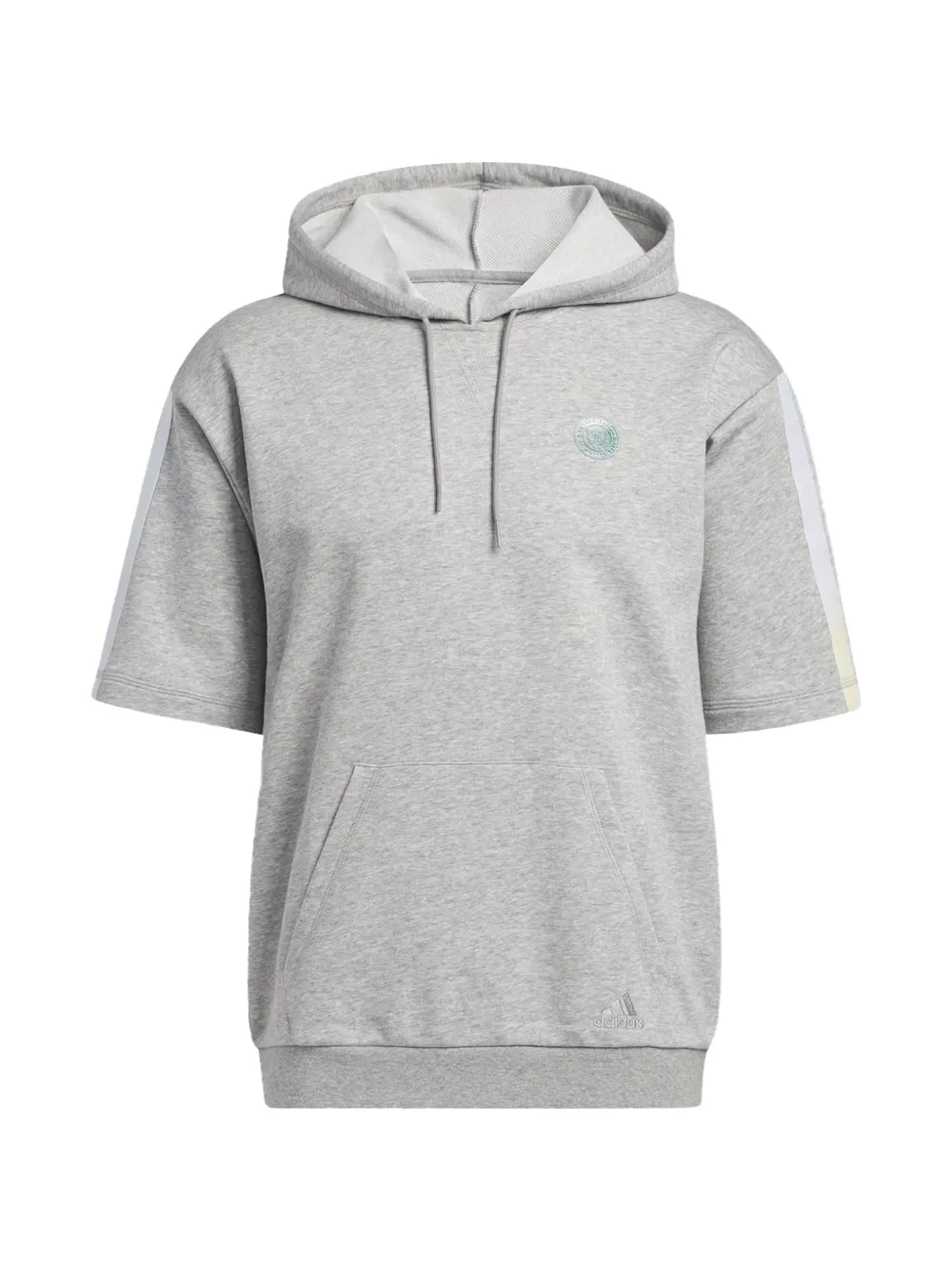 adidas Top Donovan Mitchell con cappuccio - Grigio