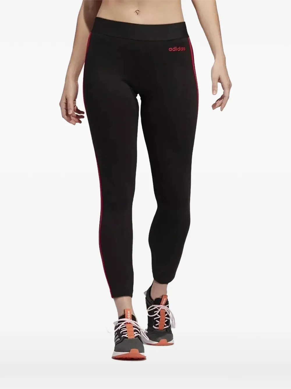 adidas Leggings con righe - Nero