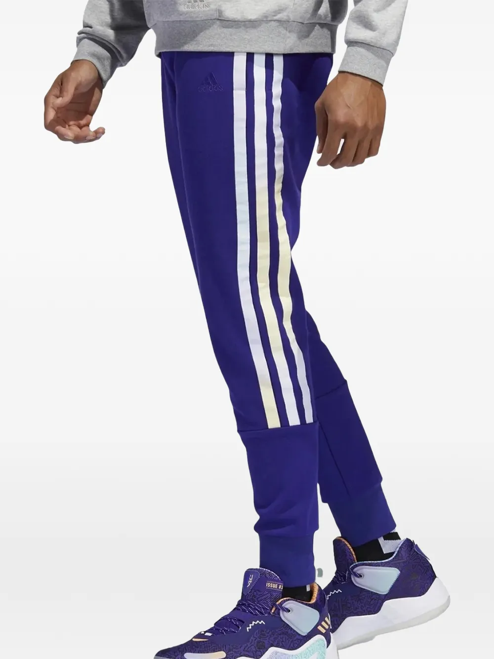 adidas Pantaloni sportivi Donovan Mitchell - Viola