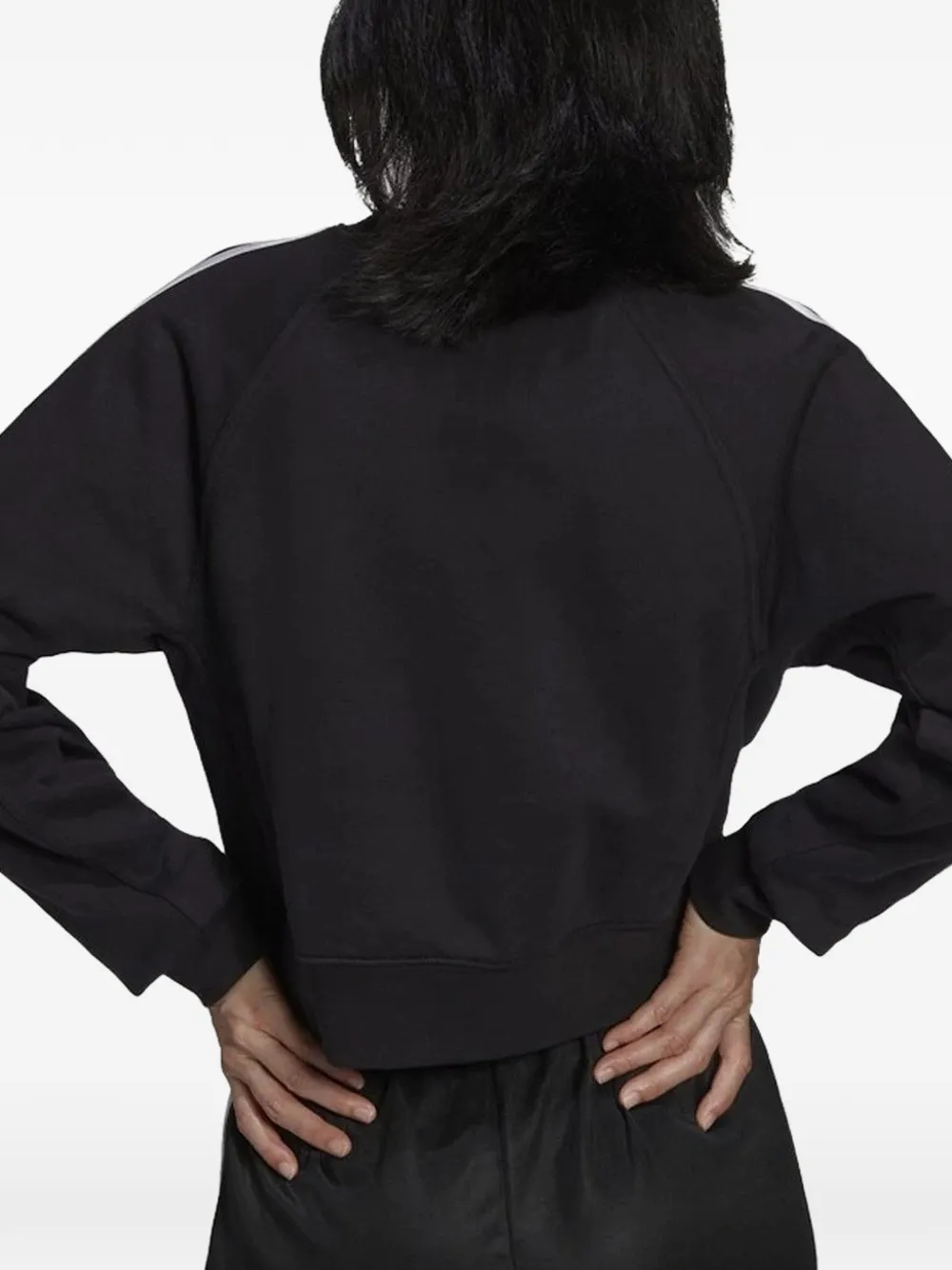  Adidas High Shine Crew Sweatshirt - Black 