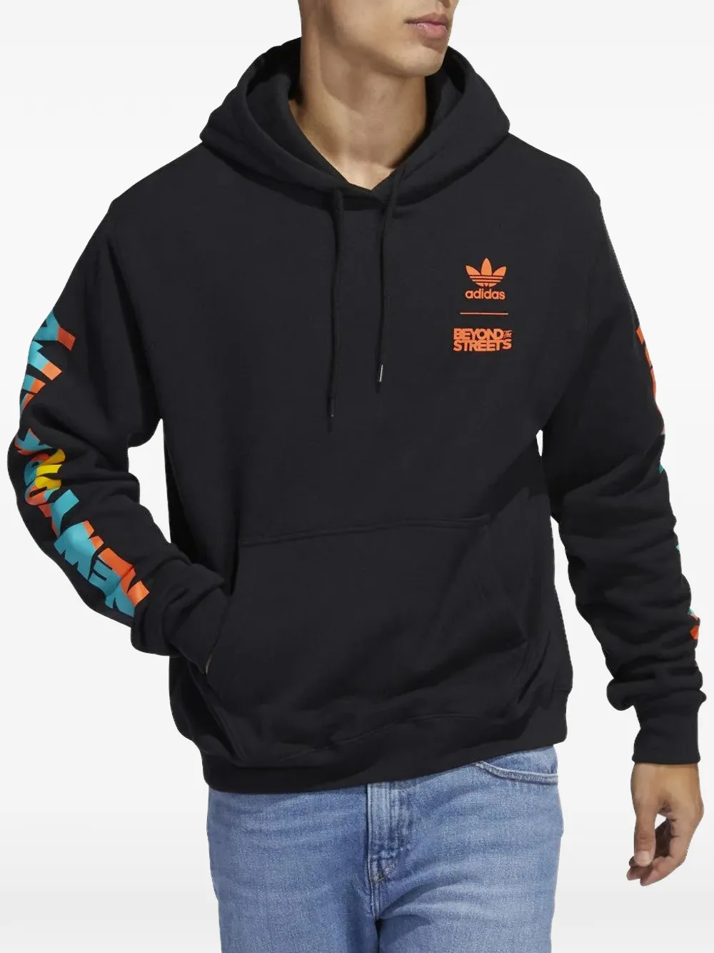 adidas x Beyond The Streets Felpa con cappuccio e logo - Nero