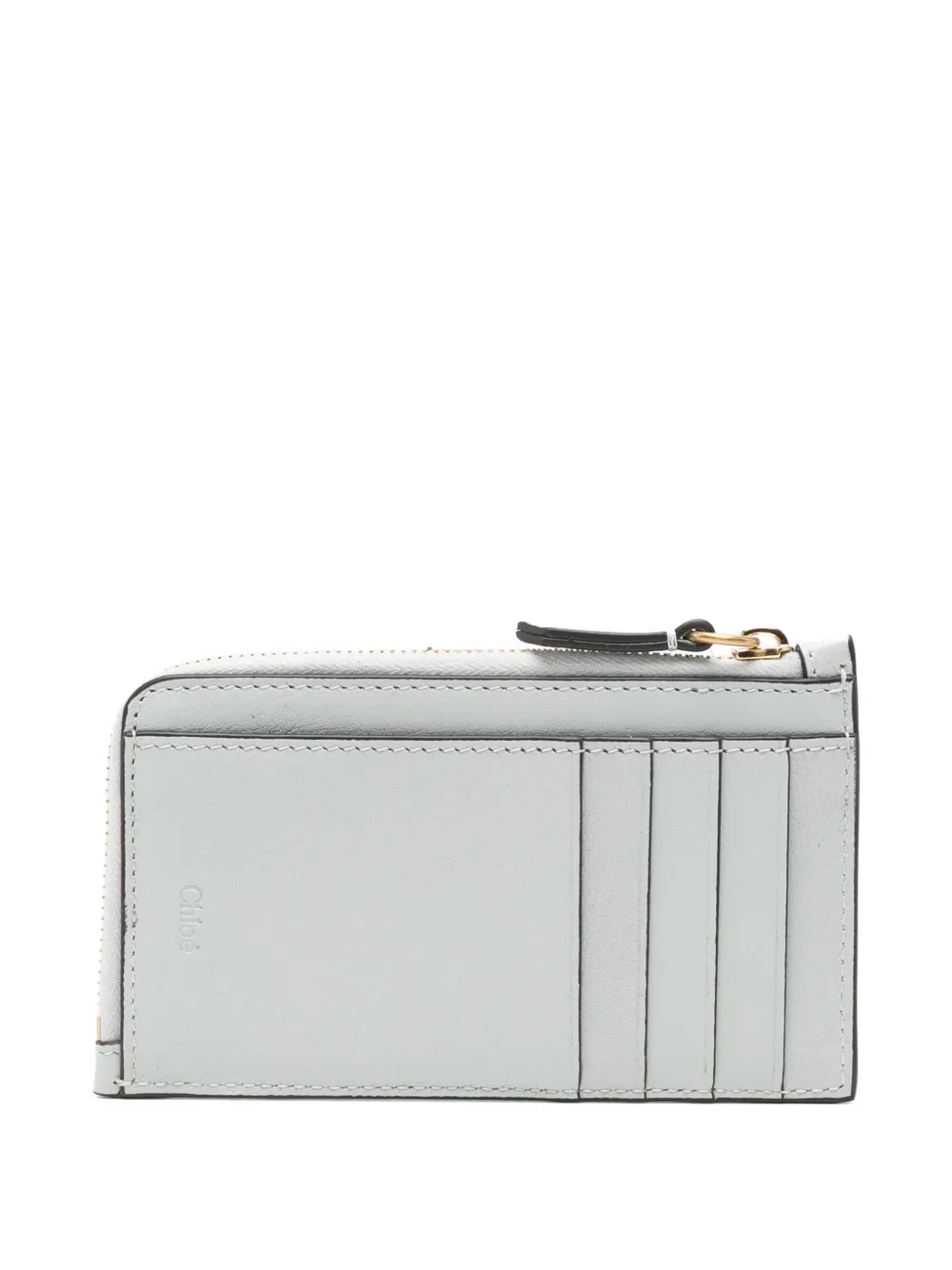 Chloé buckle leather wallet - Blauw