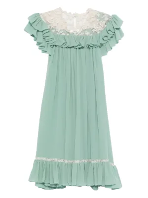chloe mint green dress Isobella & Chloe Knit Embroidered Chiffon Dress Girls – llbd shop