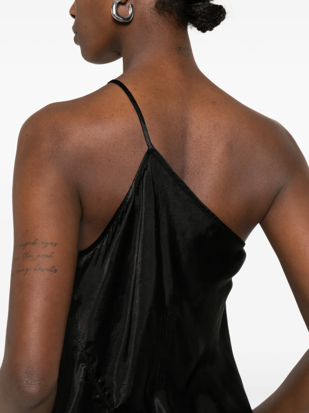 Rick Owens Asymmetrische top Zwart