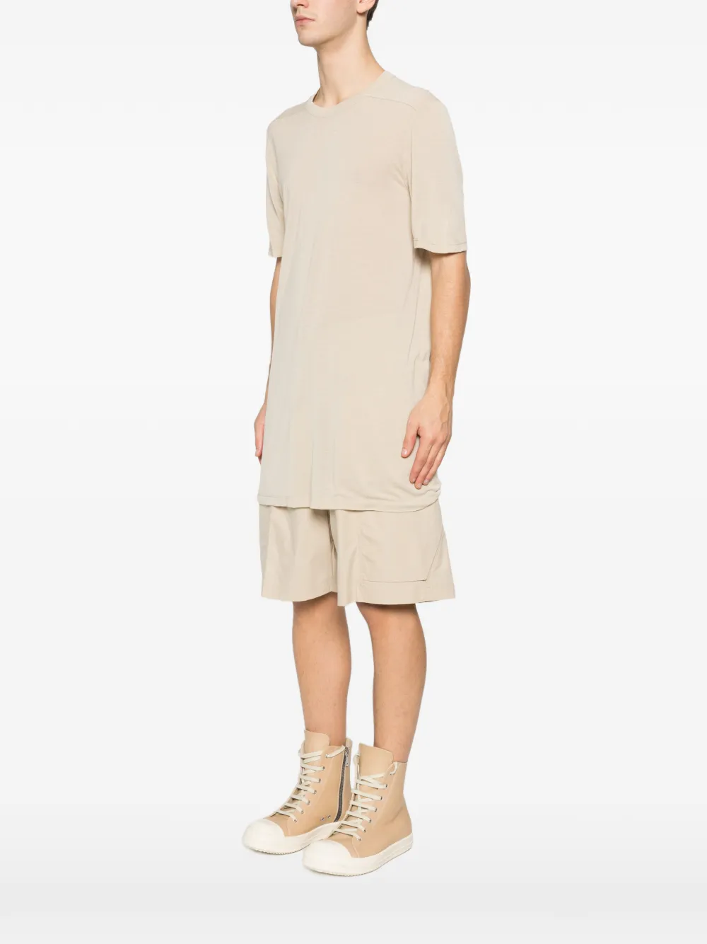 Rick Owens Level T-shirt Beige