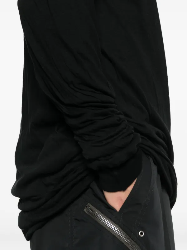 Rick Owens Jumbo Double long-sleeved T-shirt | Black | FARFETCH ID