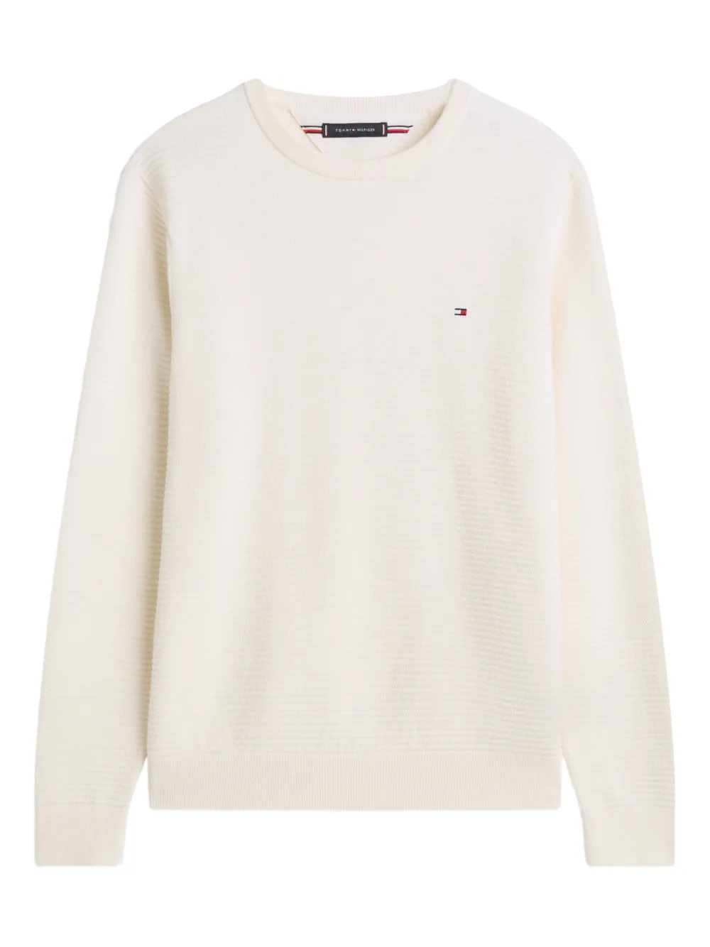 Tommy Hilfiger textured sweater | vit | Image 1
