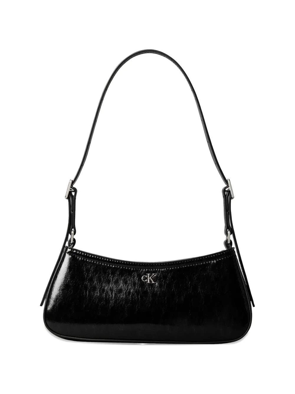 Calvin Klein logo-plaque shoulder bag - Nero