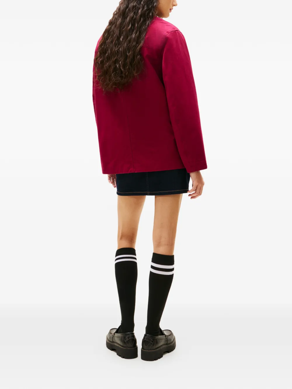  Tommy Jeans Corduroy-collar Jacket - Red 