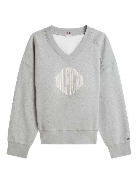 Tommy Hilfiger V-neck logo sweatshirt