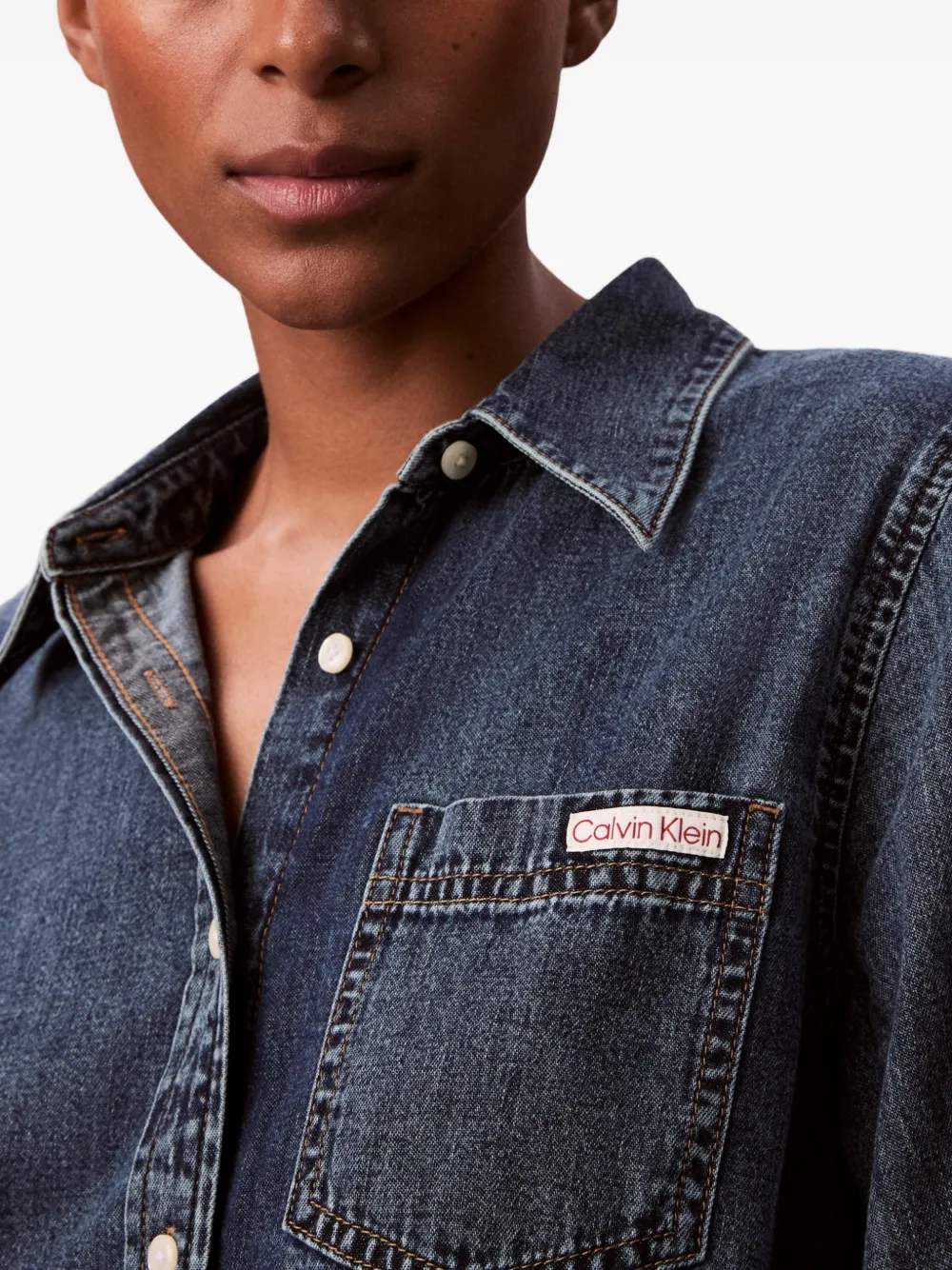 Calvin Klein Blouse Blauw