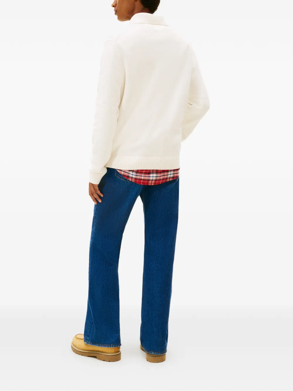  Tommy Jeans Collared Sweater - Neutrals 