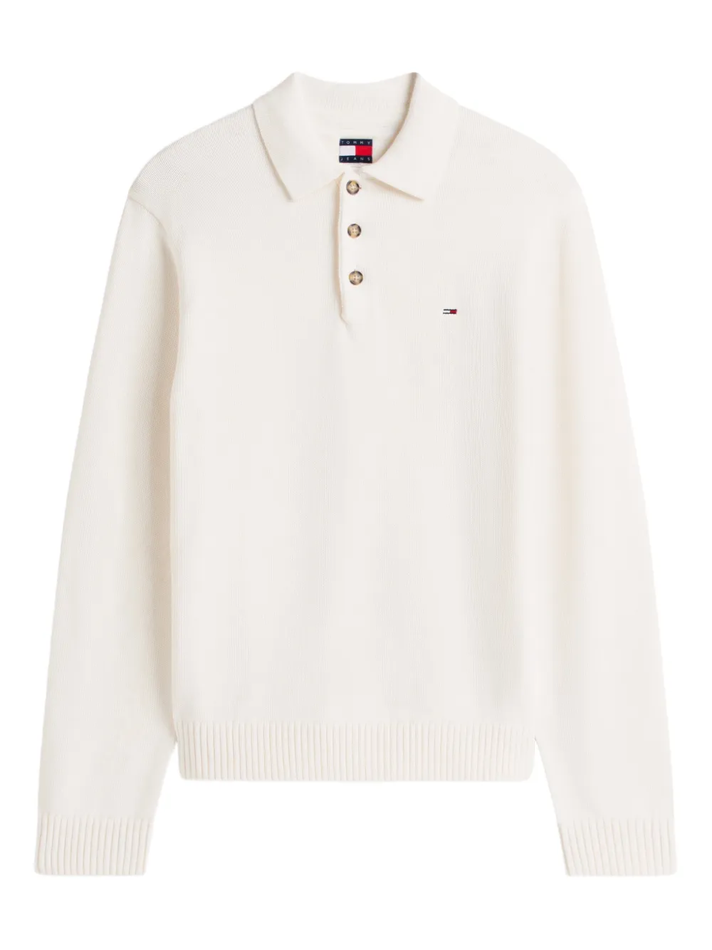 Tommy Jeans collared sweater | Neutrals | Image 1