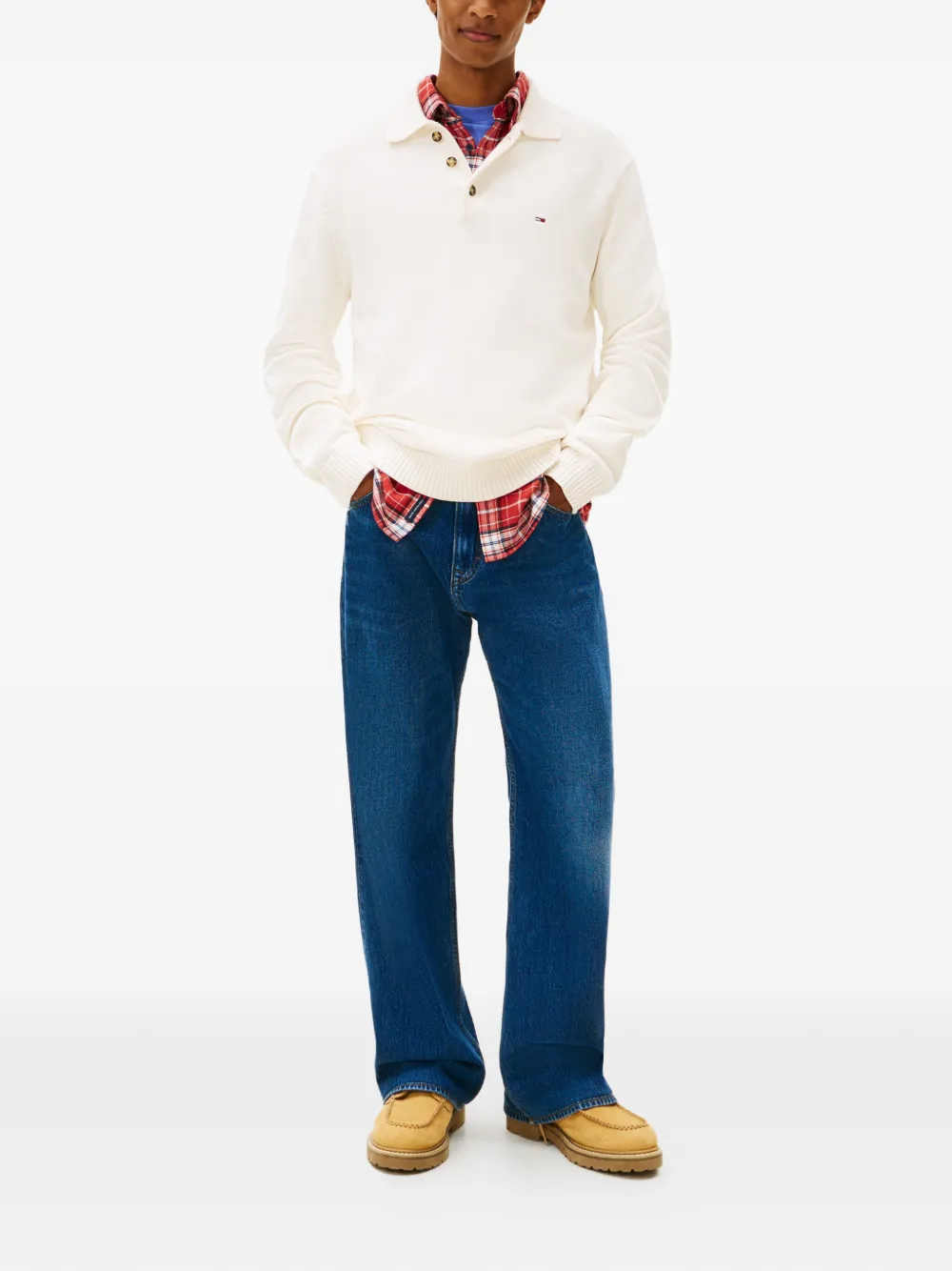 Tommy Jeans collared sweater - Beige