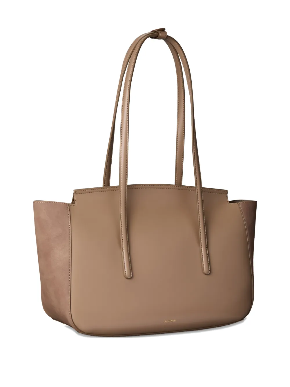 Calvin Klein top-handle shoulder bag - Beige