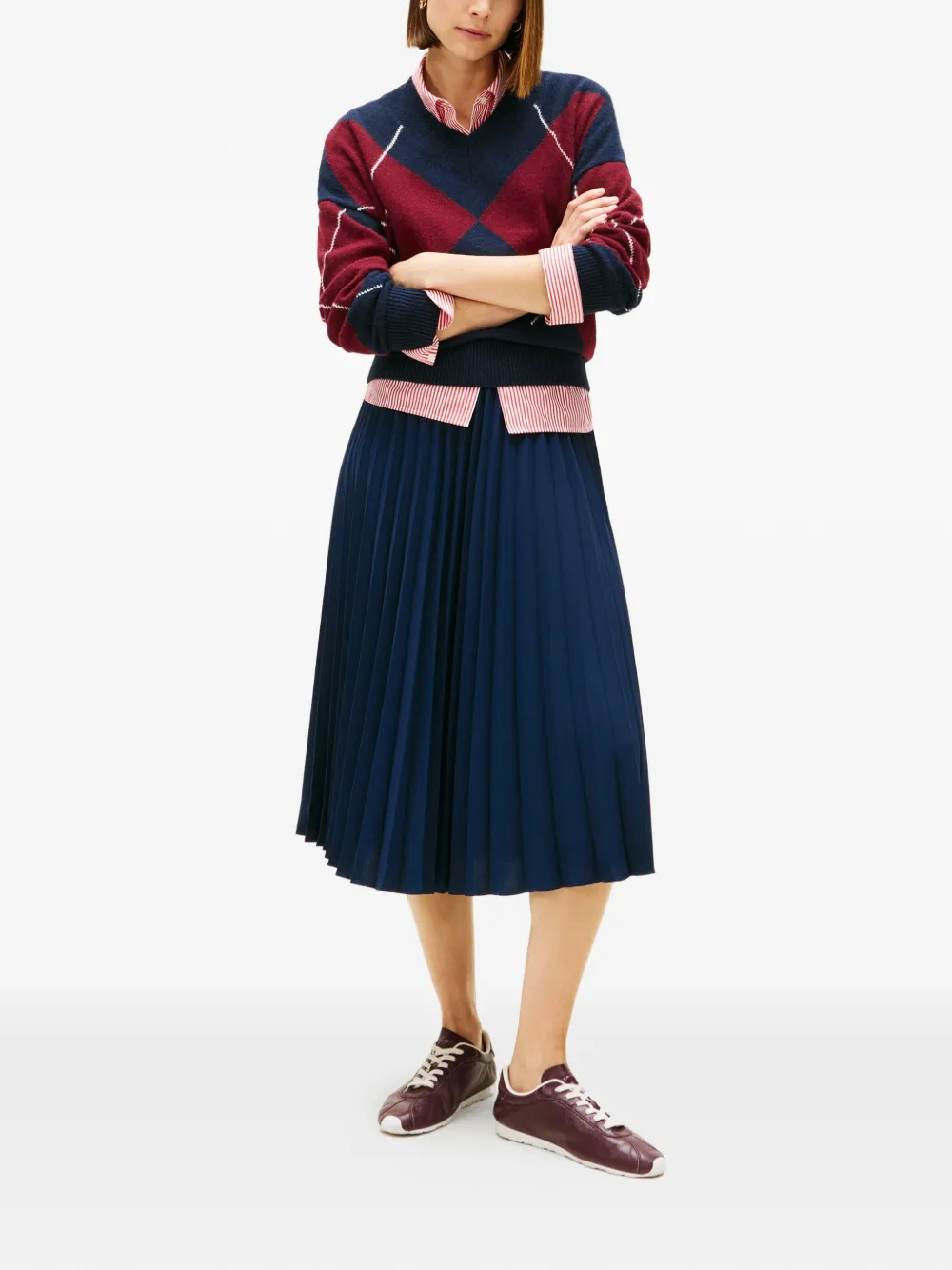 Tommy Hilfiger pleated midi skirt | Pleated Skirts | Image 2