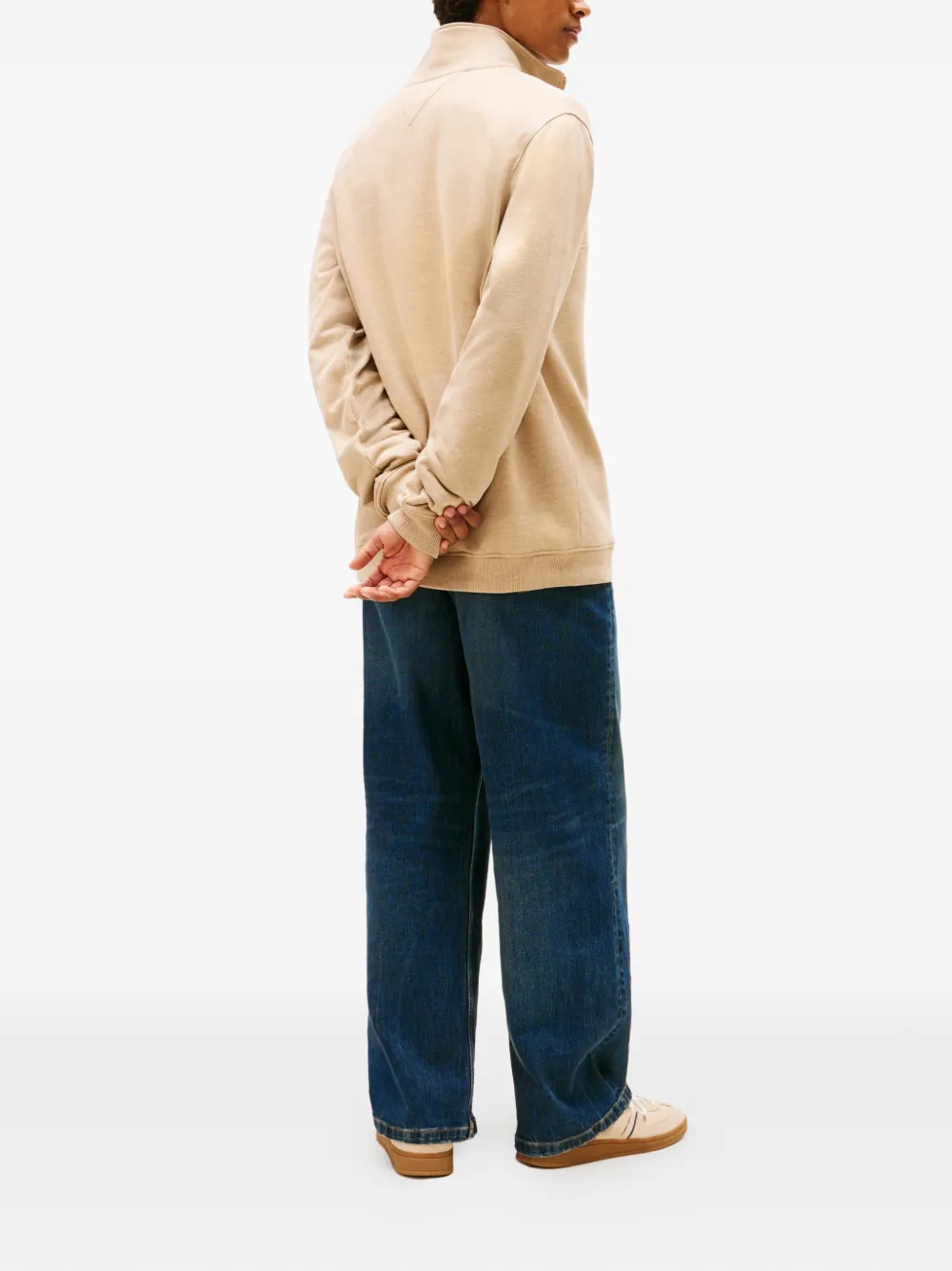  Tommy Jeans High-neck Sweatshirt - Neutrals 