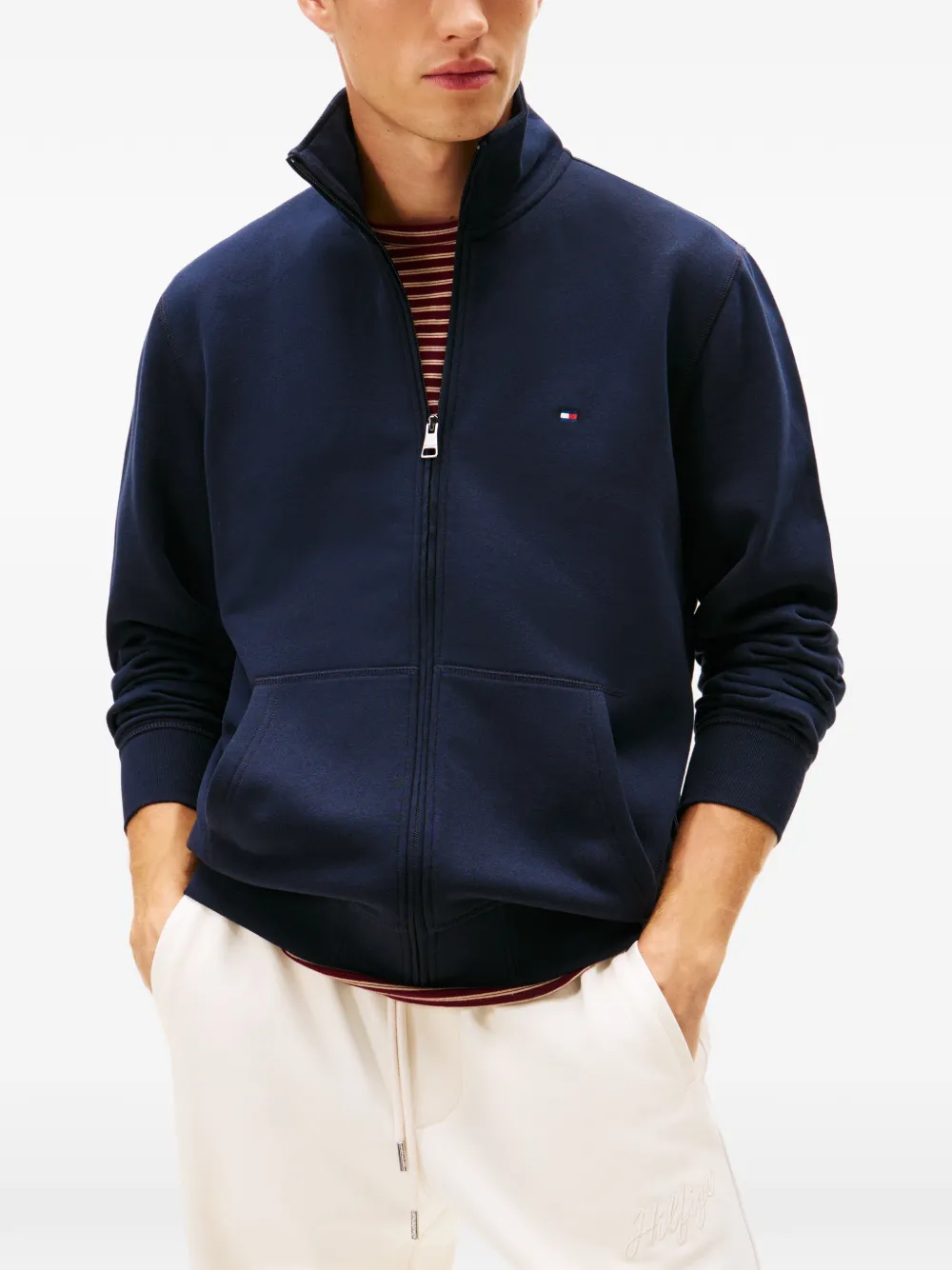 Tommy Hilfiger Vest met rits Blauw