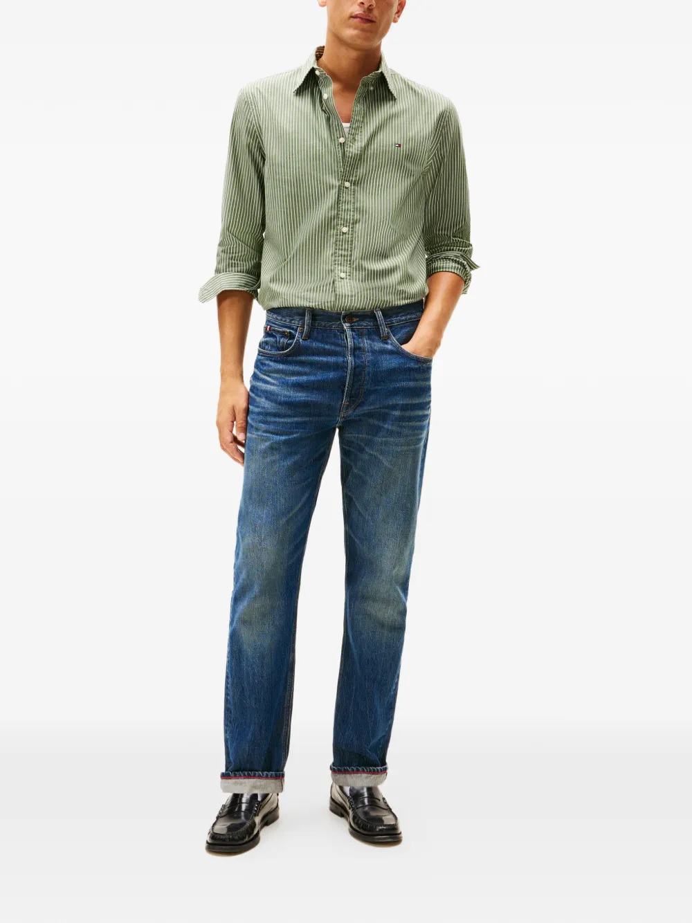 Tommy Hilfiger striped shirt - Groen