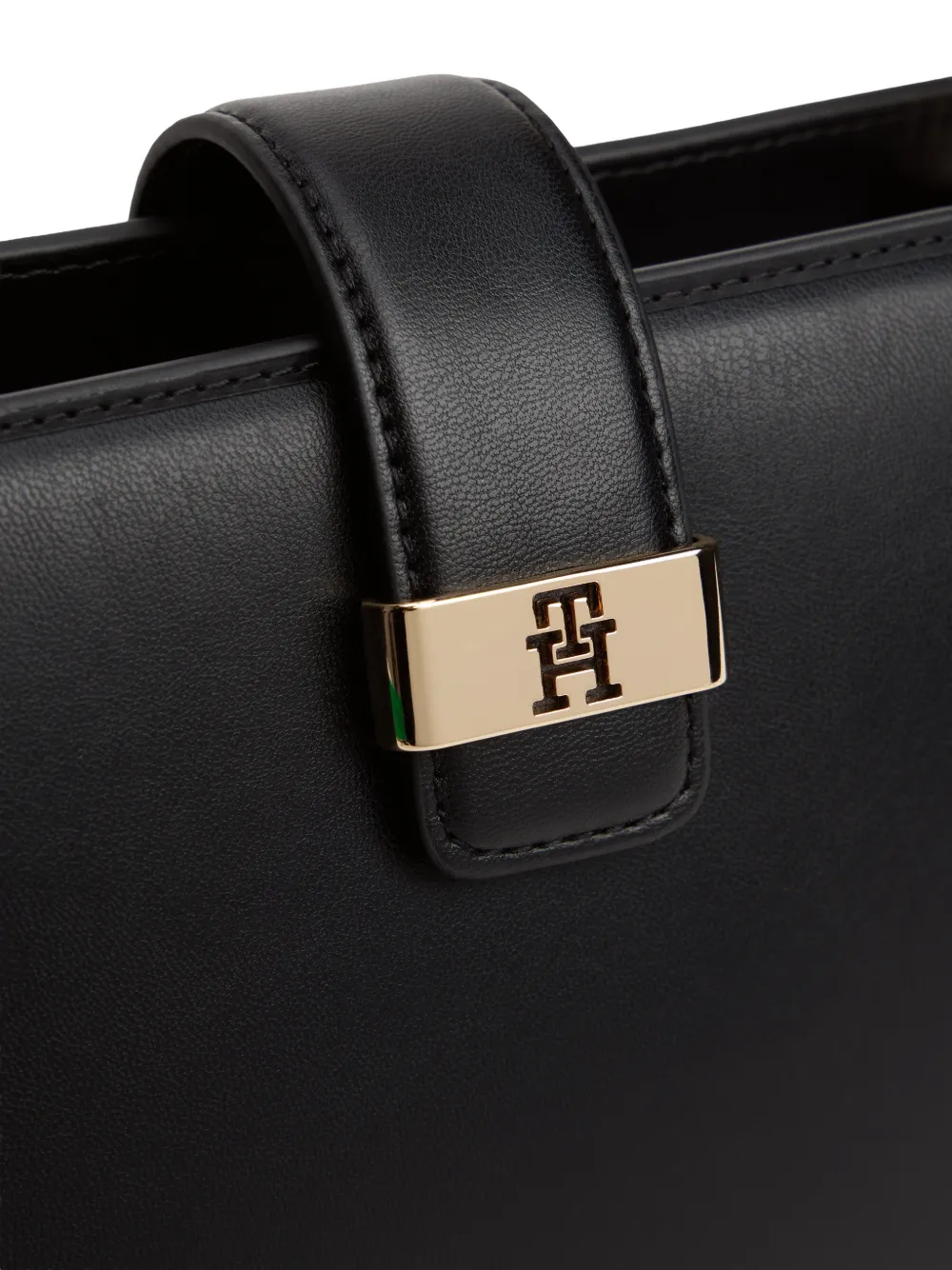  Tommy Hilfiger Logo-plaque Tote Bag - Black 