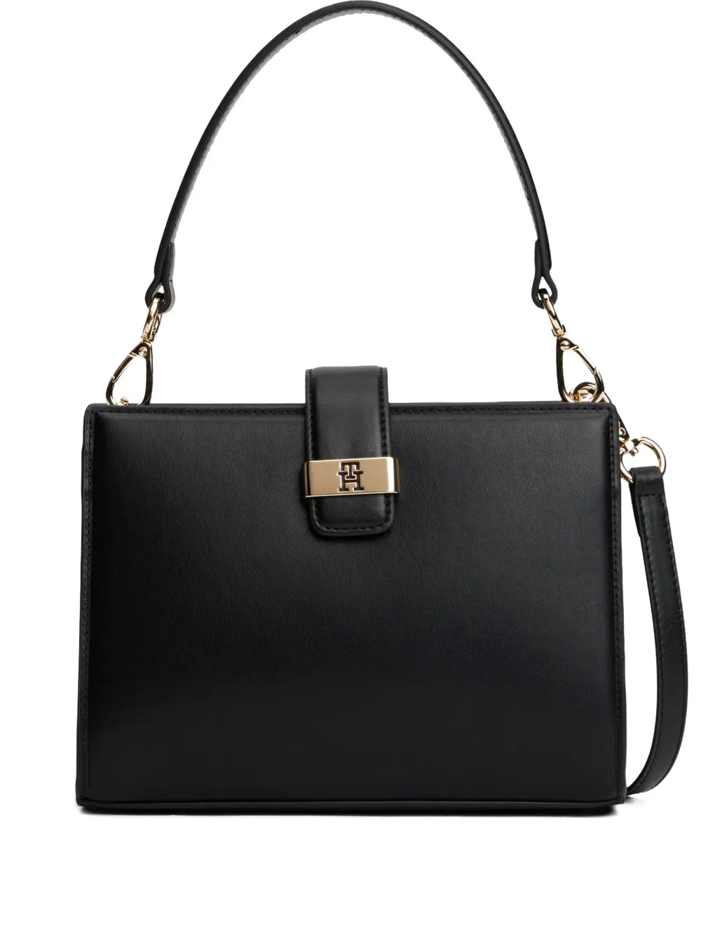 Tommy Hilfiger logo-plaque tote bag - Nero