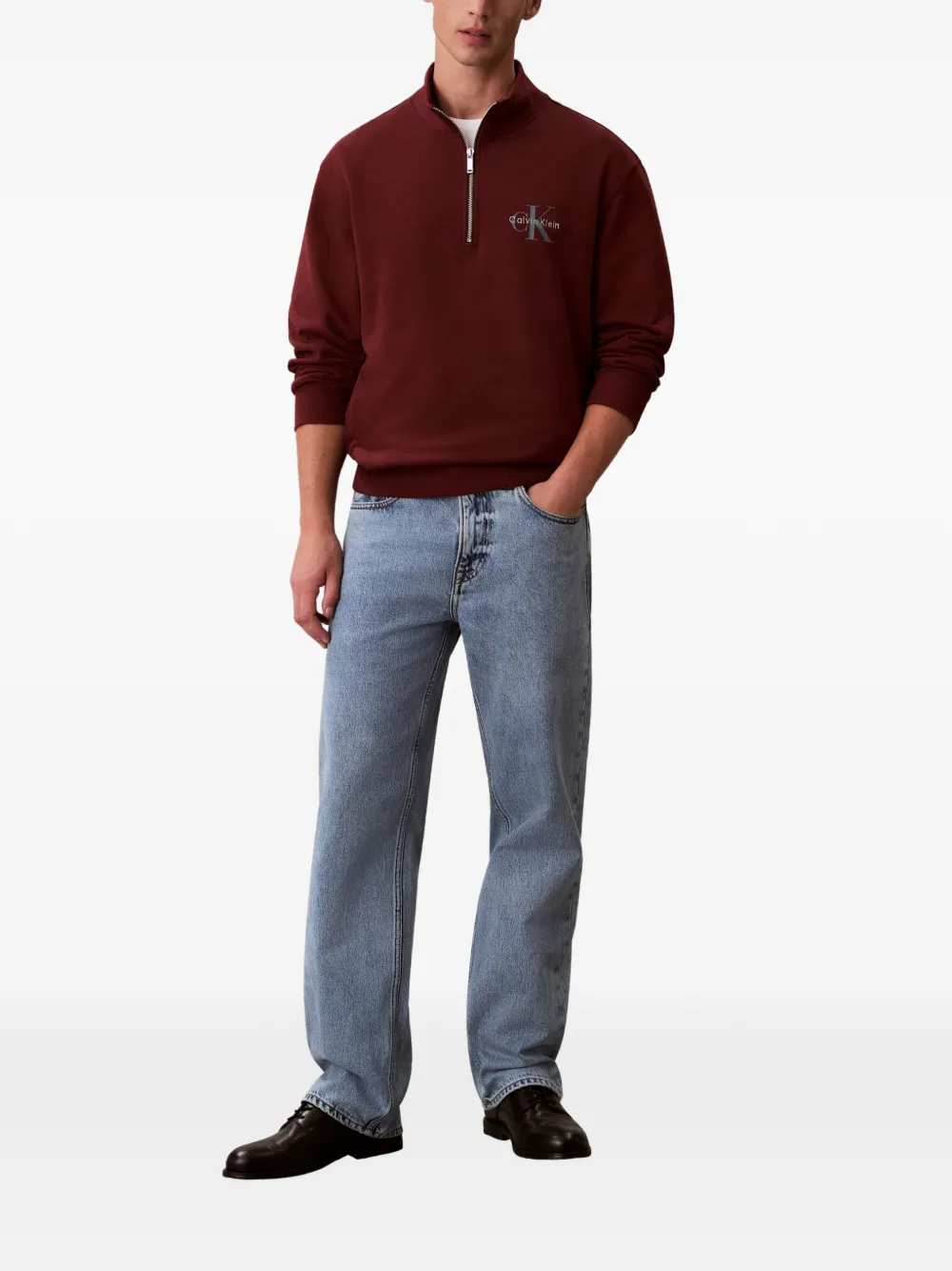 Calvin Klein zip-up sweater | 스웨트셔츠 | Image 2