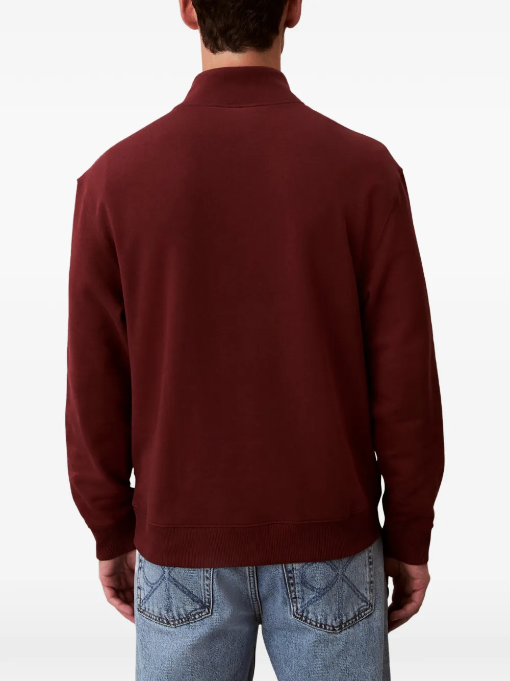  Calvin Klein Zip-up Sweater - Red 