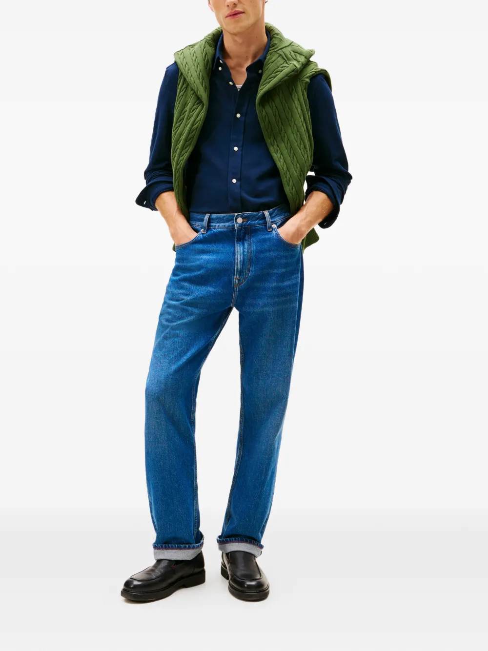 Tommy Hilfiger long-sleeved shirt - Blauw