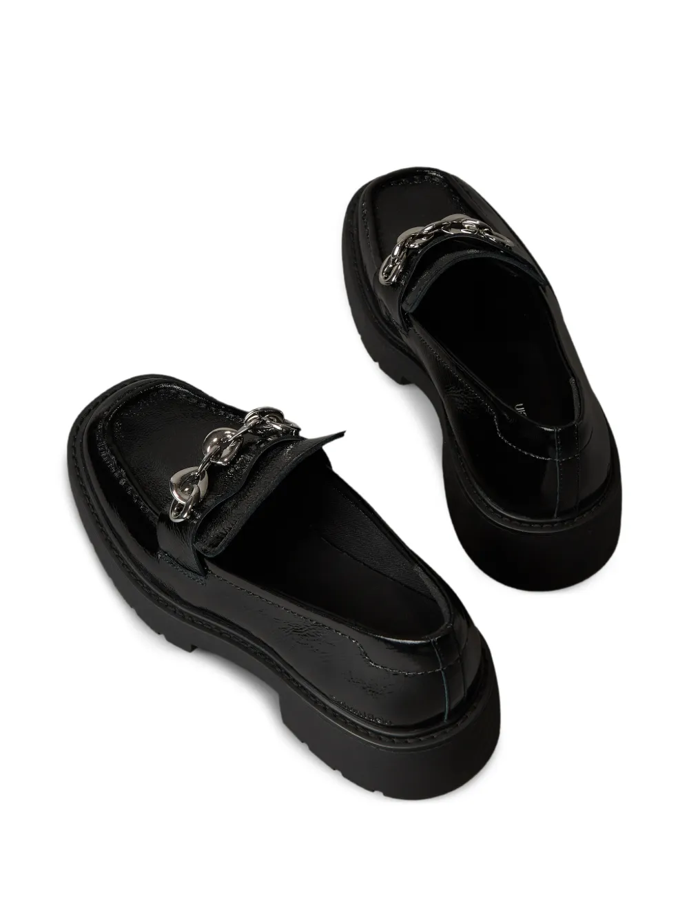 Calvin Klein Leren loafers Zwart