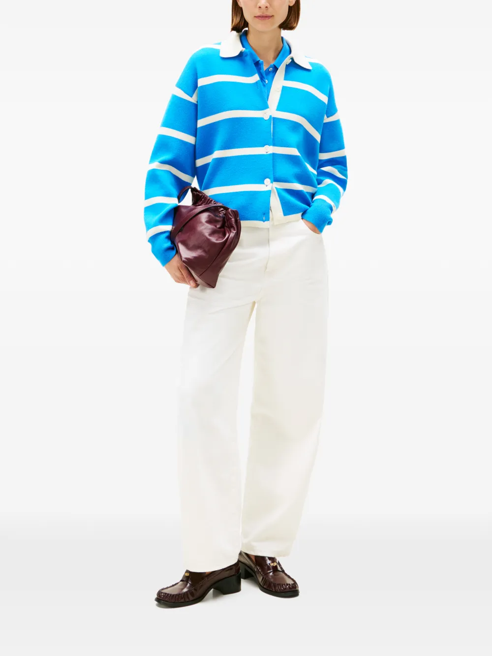 Tommy Hilfiger striped collared cardigan | Cardigans | Image 2