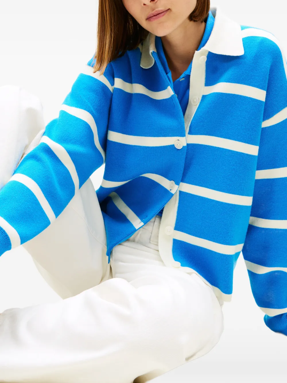 Tommy Hilfiger Gestreept vest Blauw