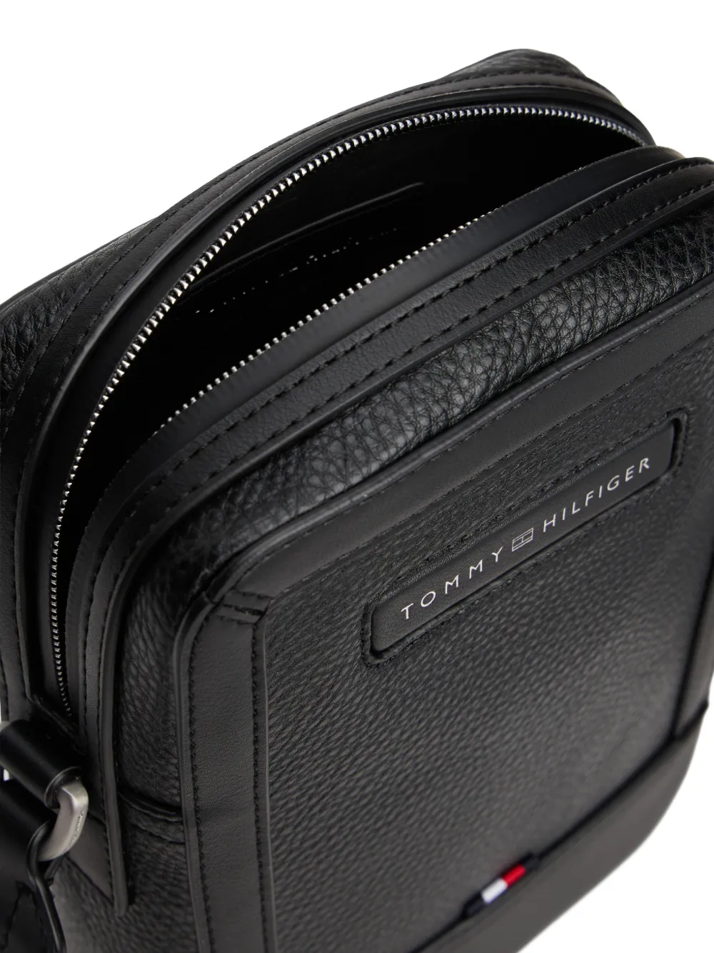 Tommy Hilfiger Messengertas met logoplakkaat Zwart