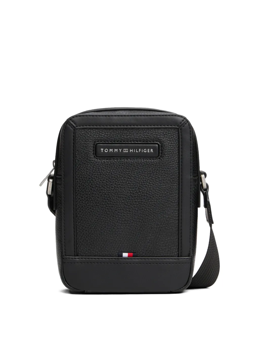 Tommy Hilfiger logo-plaque messenger bag - Nero