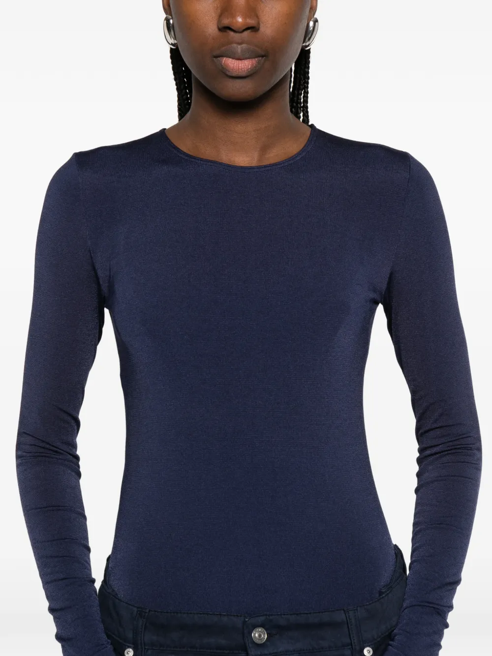 Wolford Body met lange mouwen Blauw
