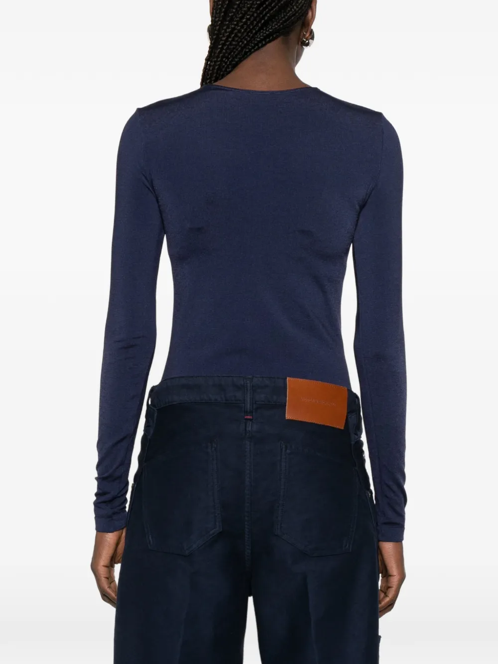 Wolford Body met lange mouwen Blauw